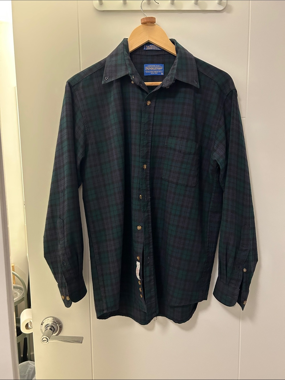 Pendleton Blackwatch Plaid Button-Down Shirt - Green/Black